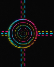 Hypnotic Neon Lights screenshot #1 176x220