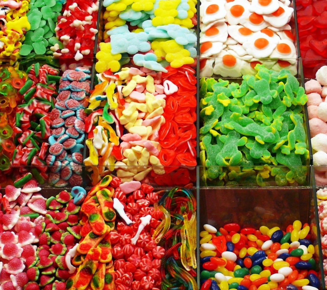 Das Jelly Sweets Wallpaper 1080x960