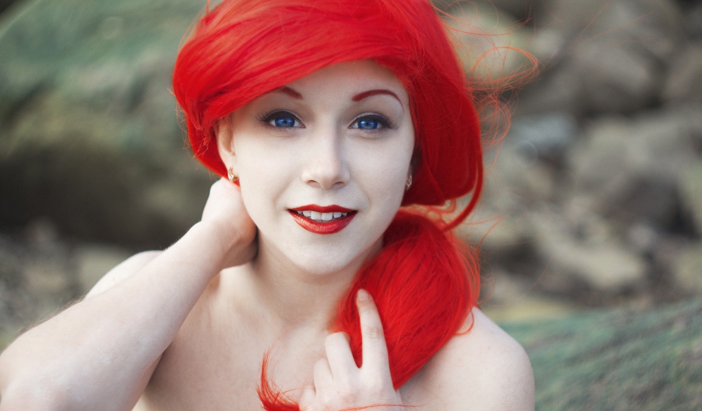 Screenshot №1 pro téma Super Bright Red Hair 1024x600