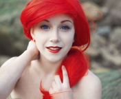 Das Super Bright Red Hair Wallpaper 176x144
