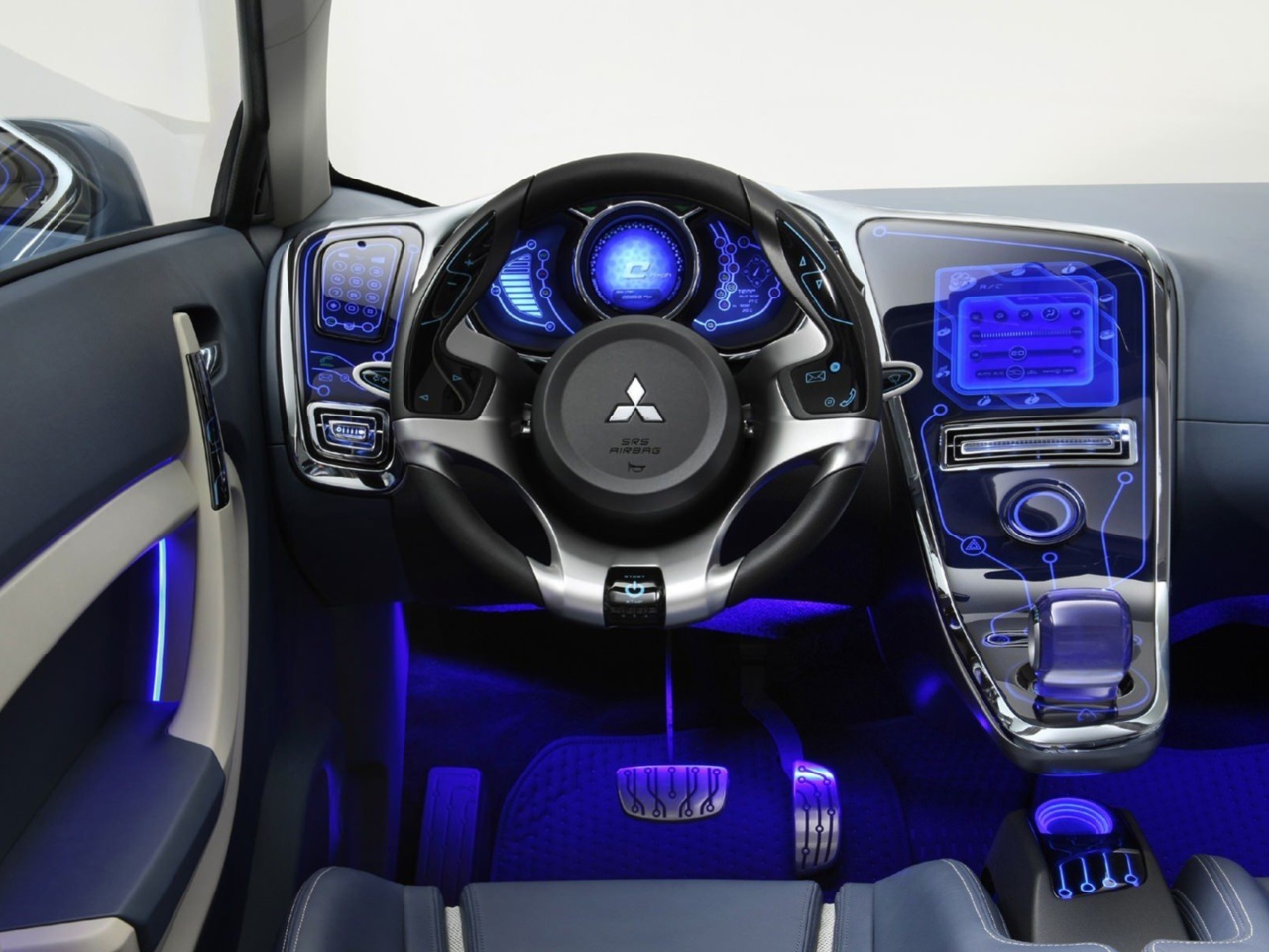 Обои Mitsubishi Interior Tuning 1280x960