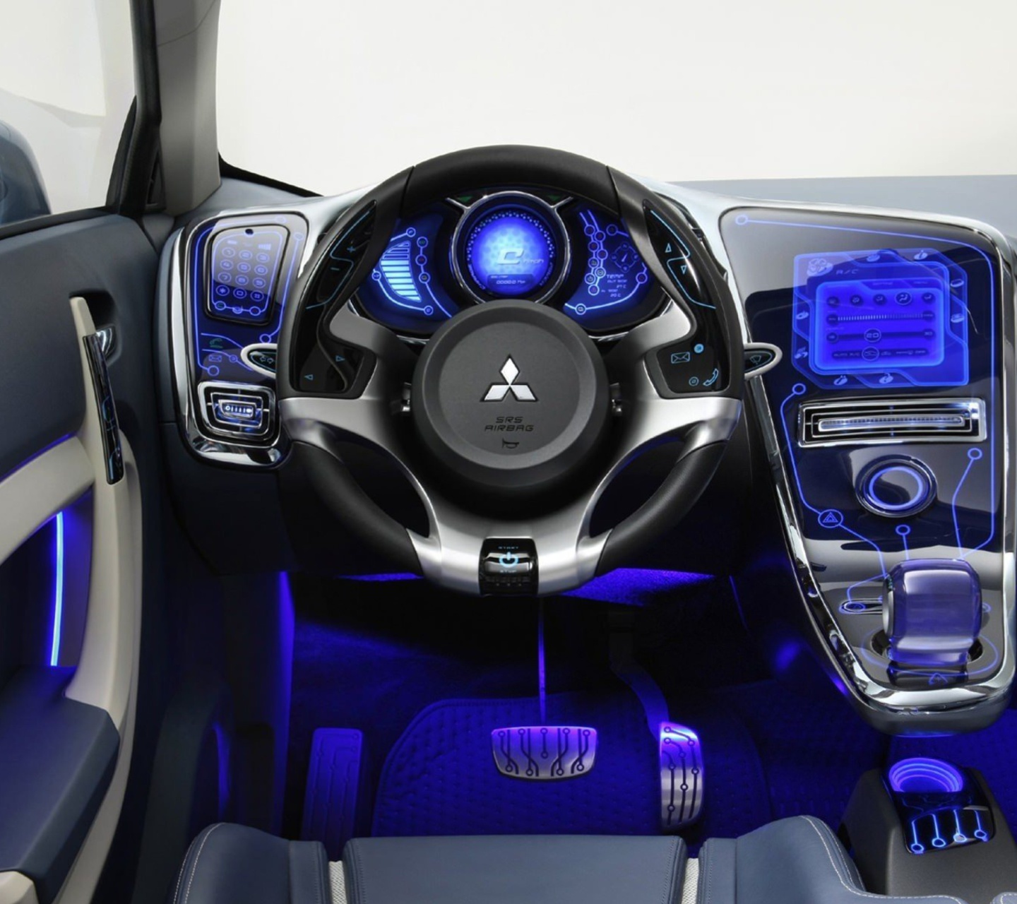 Обои Mitsubishi Interior Tuning 1440x1280