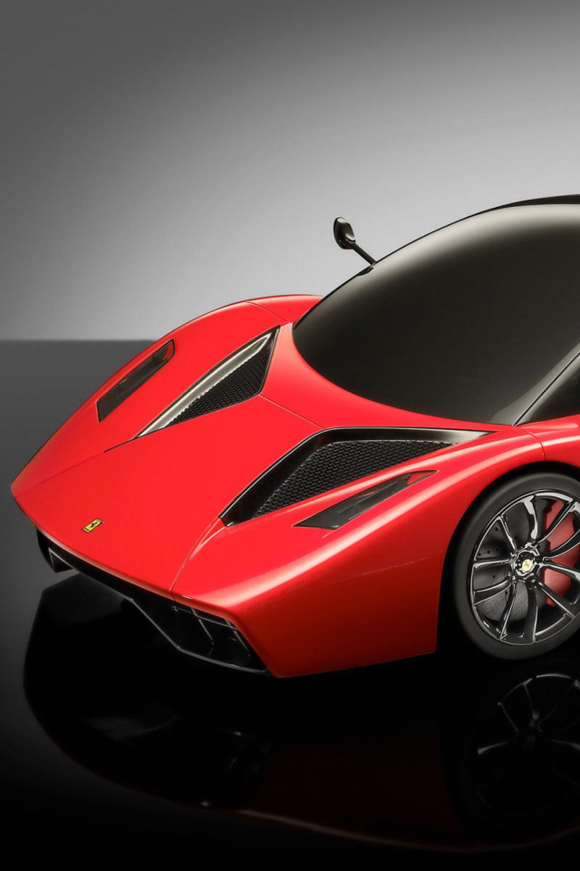 Fondo de pantalla Ferrari F70 640x960