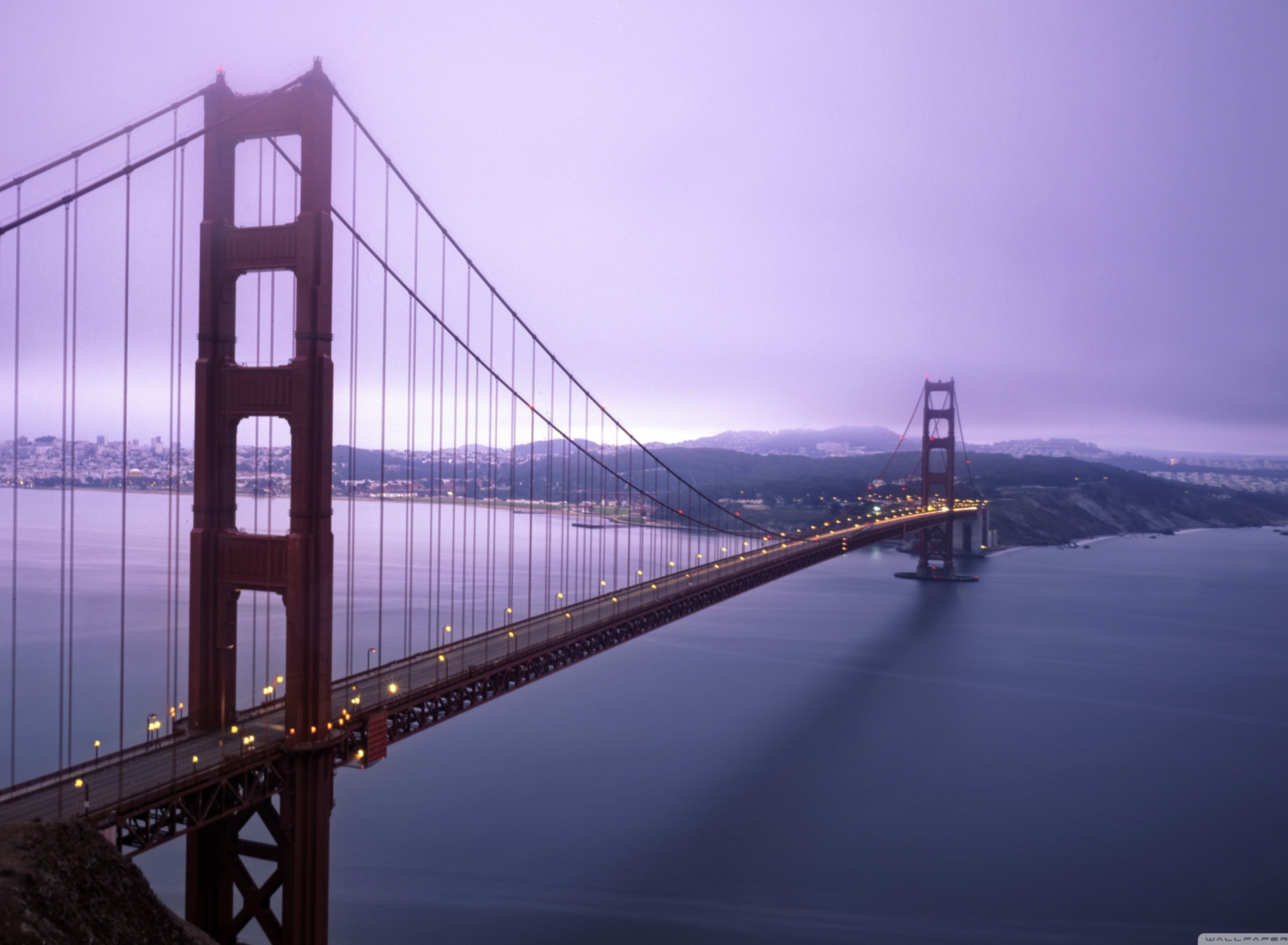 Fog Surround Golden Gate wallpaper 1920x1408