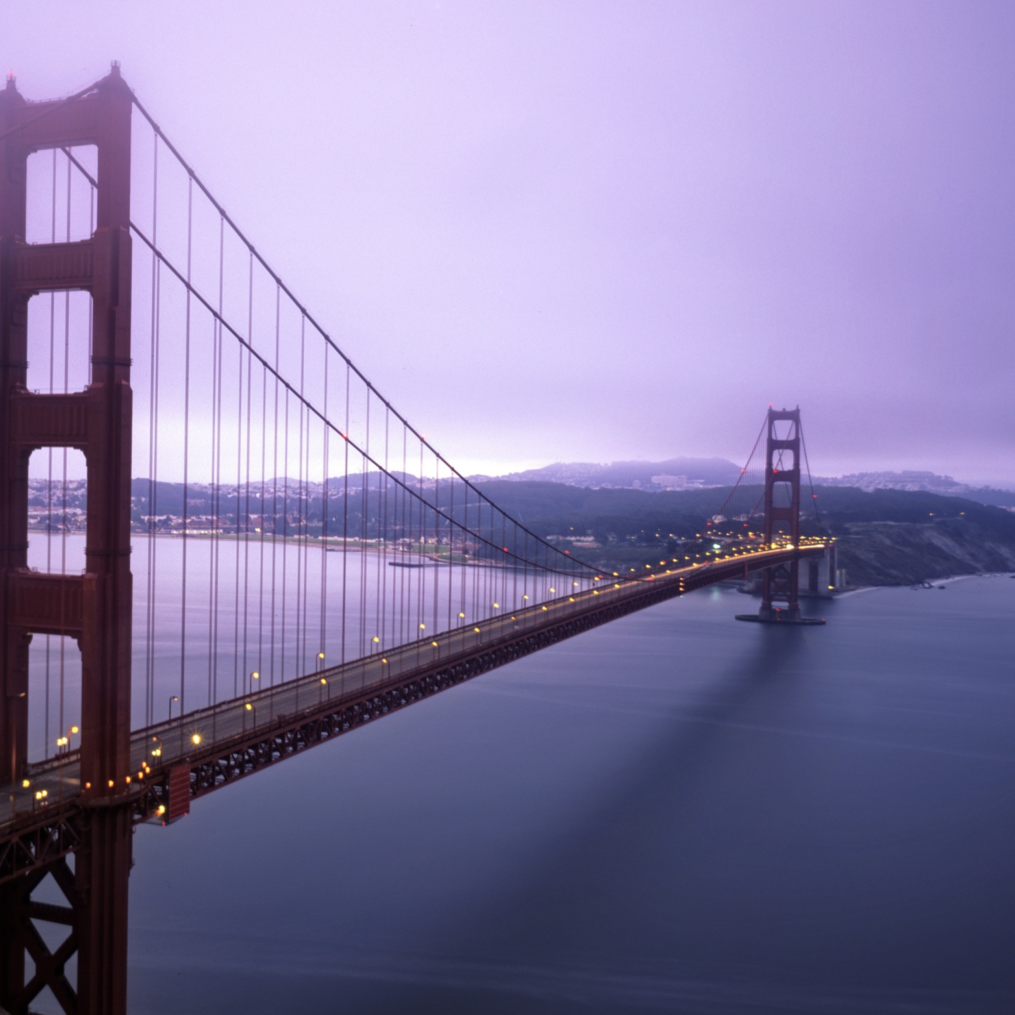 Screenshot №1 pro téma Fog Surround Golden Gate 2048x2048