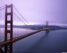 Sfondi Fog Surround Golden Gate 220x176