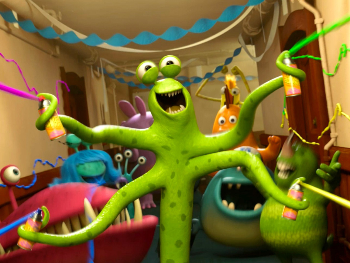 Обои Monsters University 1152x864