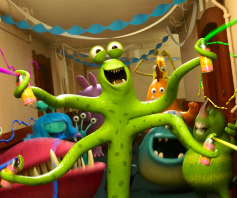 Screenshot №1 pro téma Monsters University 480x400