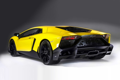 Fondo de pantalla Lamborghini Aventador LP 720 4 Roadster 480x320