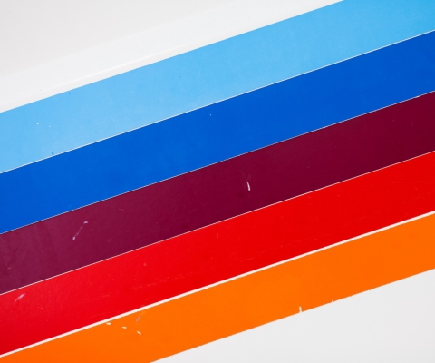 Das Colorful Stripes Wallpaper 480x400