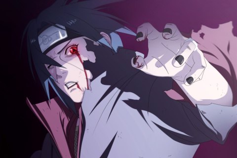 Naruto and Itachi screenshot #1 480x320