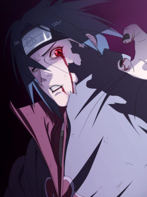 Naruto and Itachi wallpaper 480x640