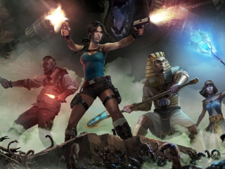 Das Lara Croft & Temple Of Osiris Wallpaper 320x240