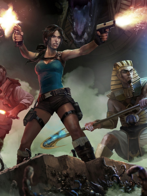 Lara Croft & Temple Of Osiris screenshot #1 480x640