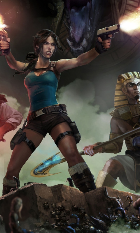 Screenshot №1 pro téma Lara Croft & Temple Of Osiris 480x800