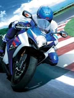 Fondo de pantalla Moto GP Suzuki 240x320