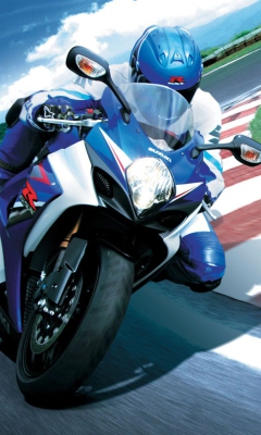 Fondo de pantalla Moto GP Suzuki 240x400