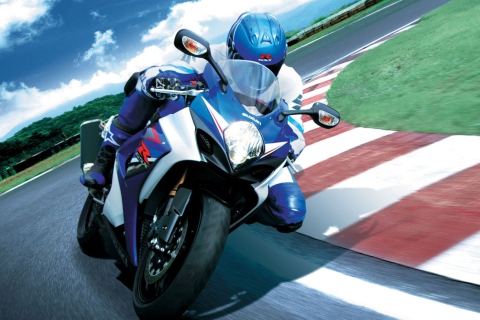 Screenshot №1 pro téma Moto GP Suzuki 480x320