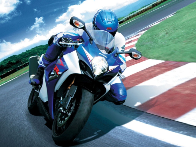 Fondo de pantalla Moto GP Suzuki 640x480