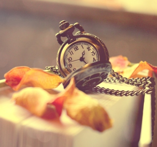 Vintage Watch And Petals Picture for iPad 3