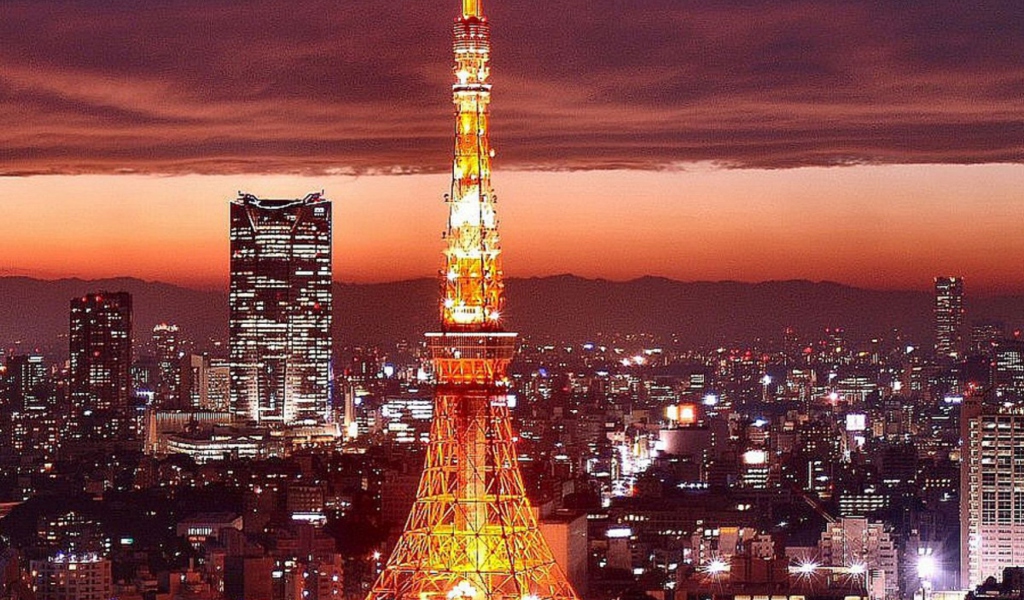 Fondo de pantalla Tower Tokyo 1024x600