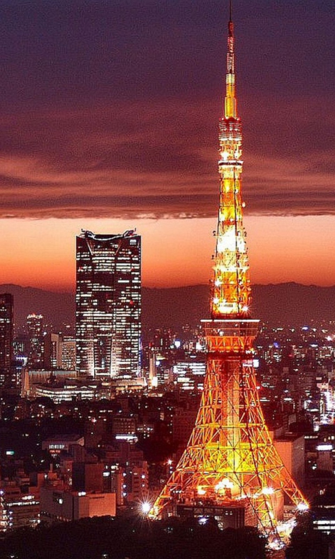 Sfondi Tower Tokyo 480x800