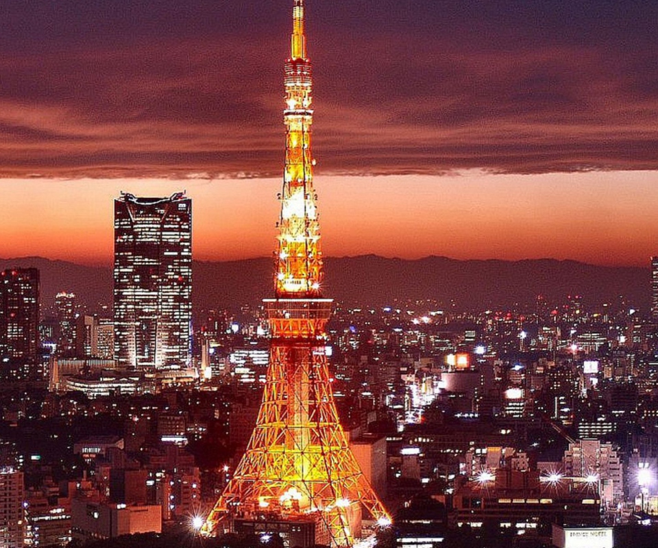 Tower Tokyo wallpaper 960x800