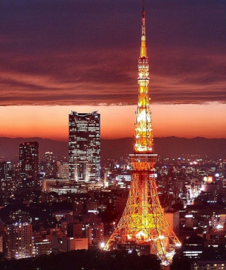 Kostenloses Tower Tokyo Wallpaper für HTC HD7