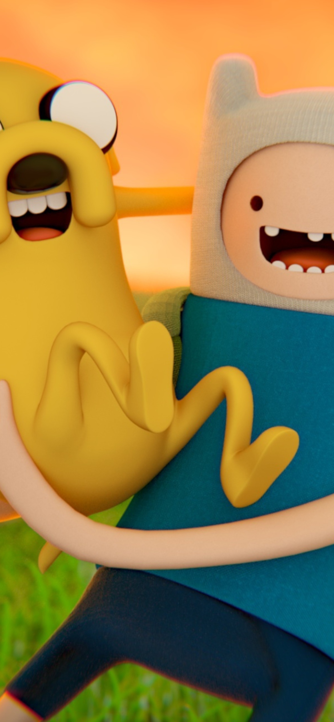 Sfondi Adventure Time - Finn And Jake 1170x2532