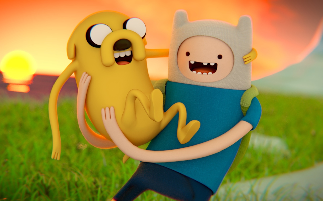 Das Adventure Time - Finn And Jake Wallpaper 1280x800
