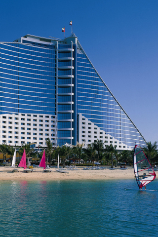 Sfondi Jumeirah Beach Dubai Hotel 320x480