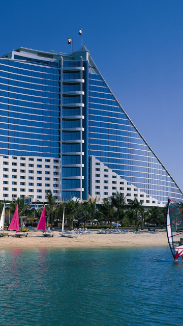 Обои Jumeirah Beach Dubai Hotel 360x640