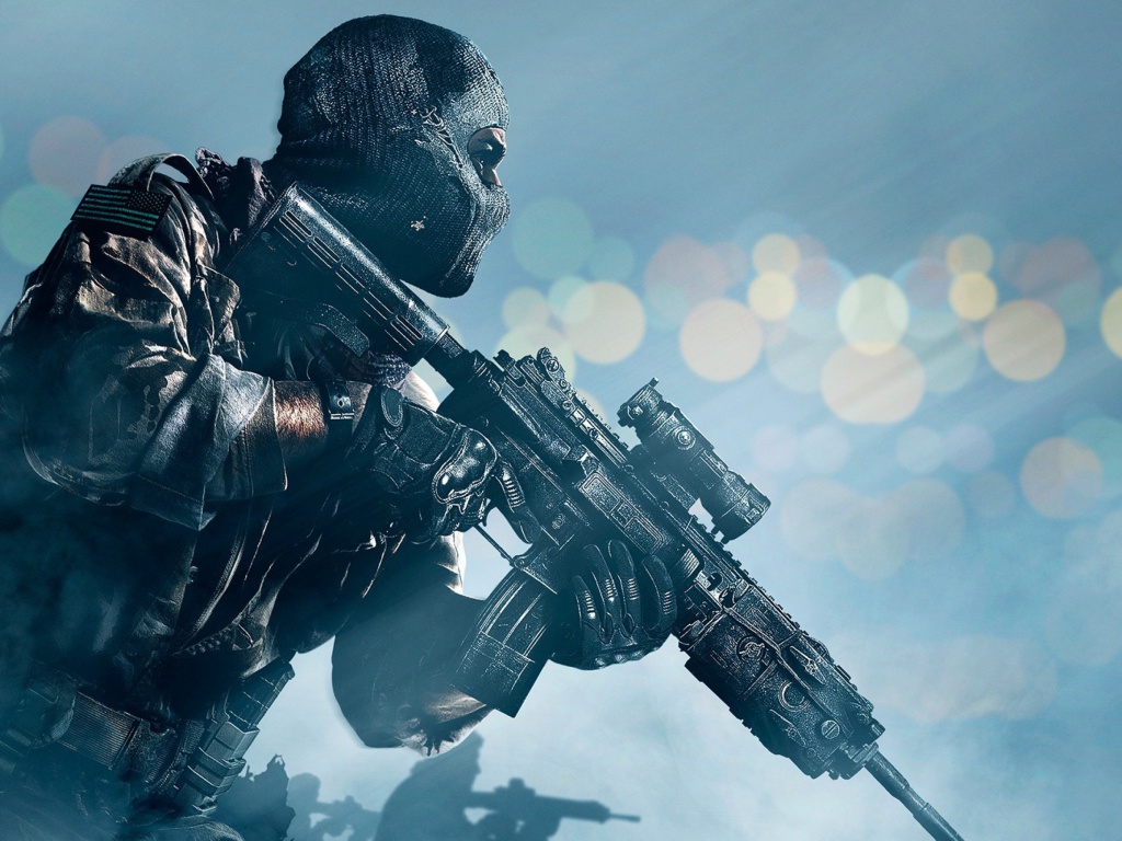 Sfondi Soldier Call of Duty Ghosts 1024x768