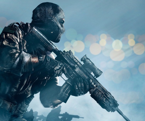 Fondo de pantalla Soldier Call of Duty Ghosts 480x400