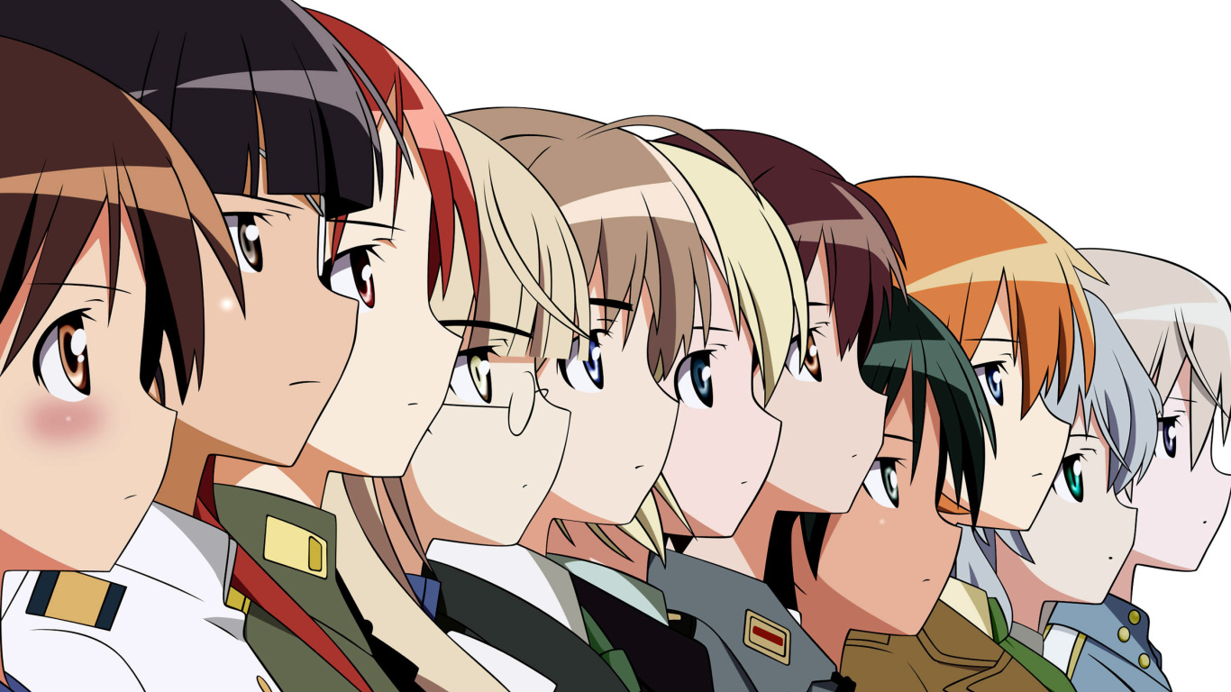 Fondo de pantalla Strike Witches, Light Novel 1366x768