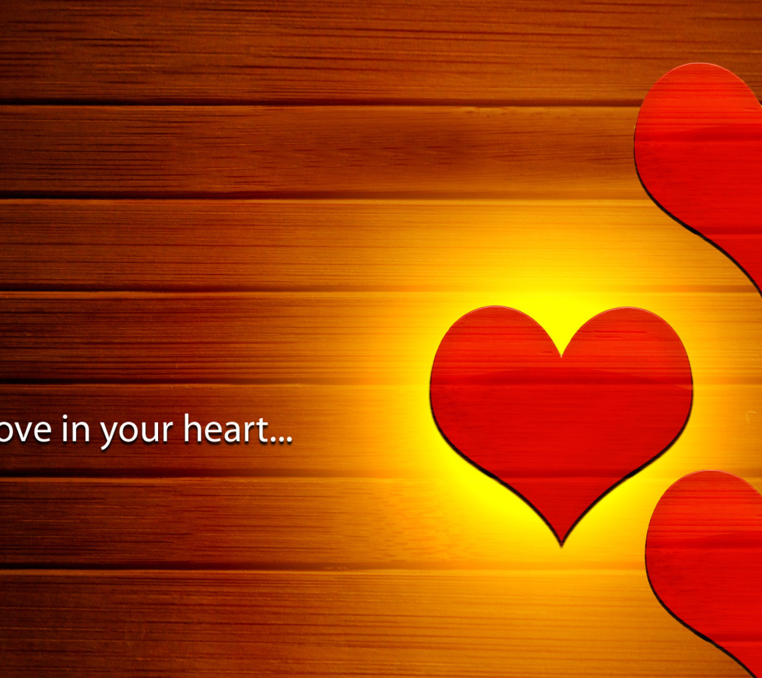 Sfondi Love in your Heart 1080x960