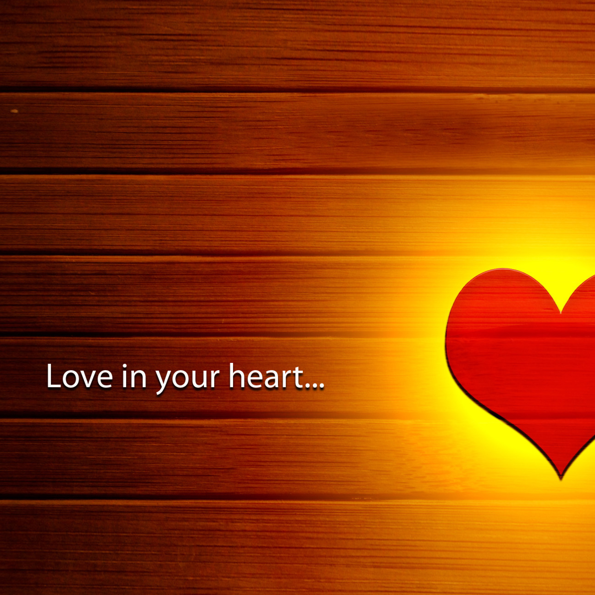 Sfondi Love in your Heart 2048x2048