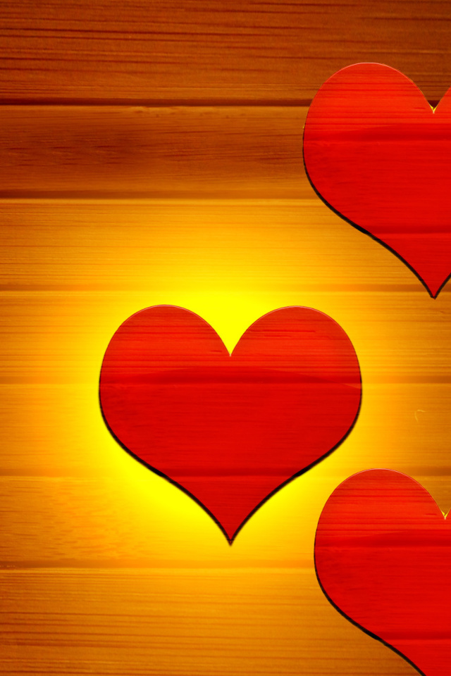 Fondo de pantalla Love in your Heart 640x960