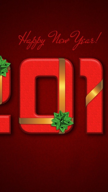 Screenshot №1 pro téma New Year 2015 Red Texture 360x640