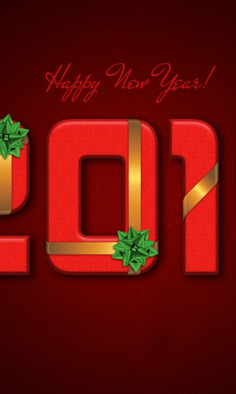 New Year 2015 Red Texture wallpaper 768x1280