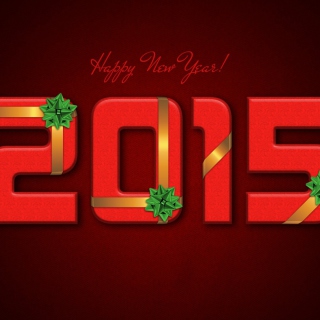 New Year 2015 Red Texture - Obrázkek zdarma pro 208x208