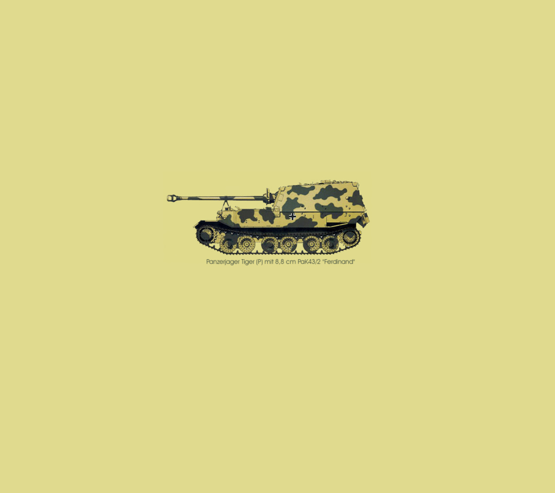 Fondo de pantalla Tank Illustration 1080x960