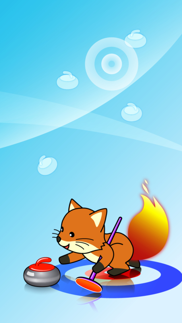 Firefox Curling wallpaper 640x1136