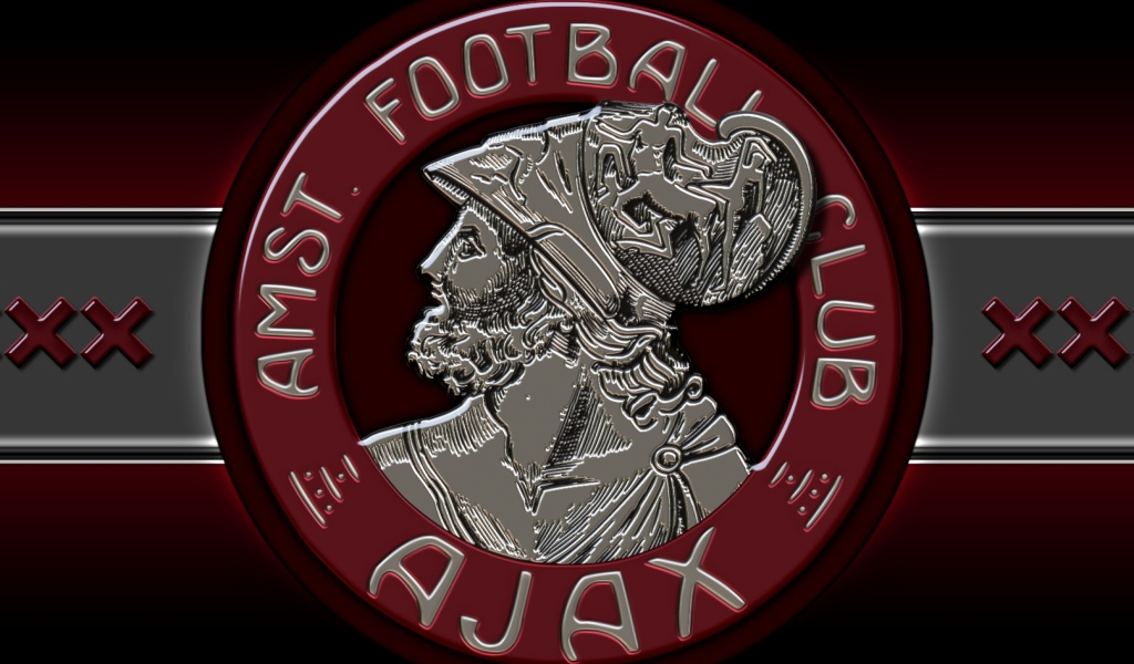 AFC Ajax Club HD Logo wallpaper 1024x600
