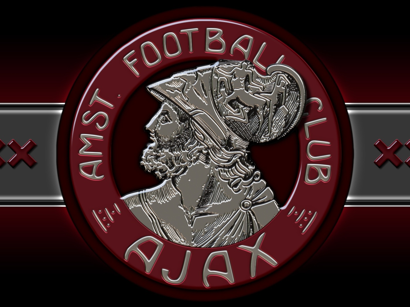Обои AFC Ajax Club HD Logo 1400x1050