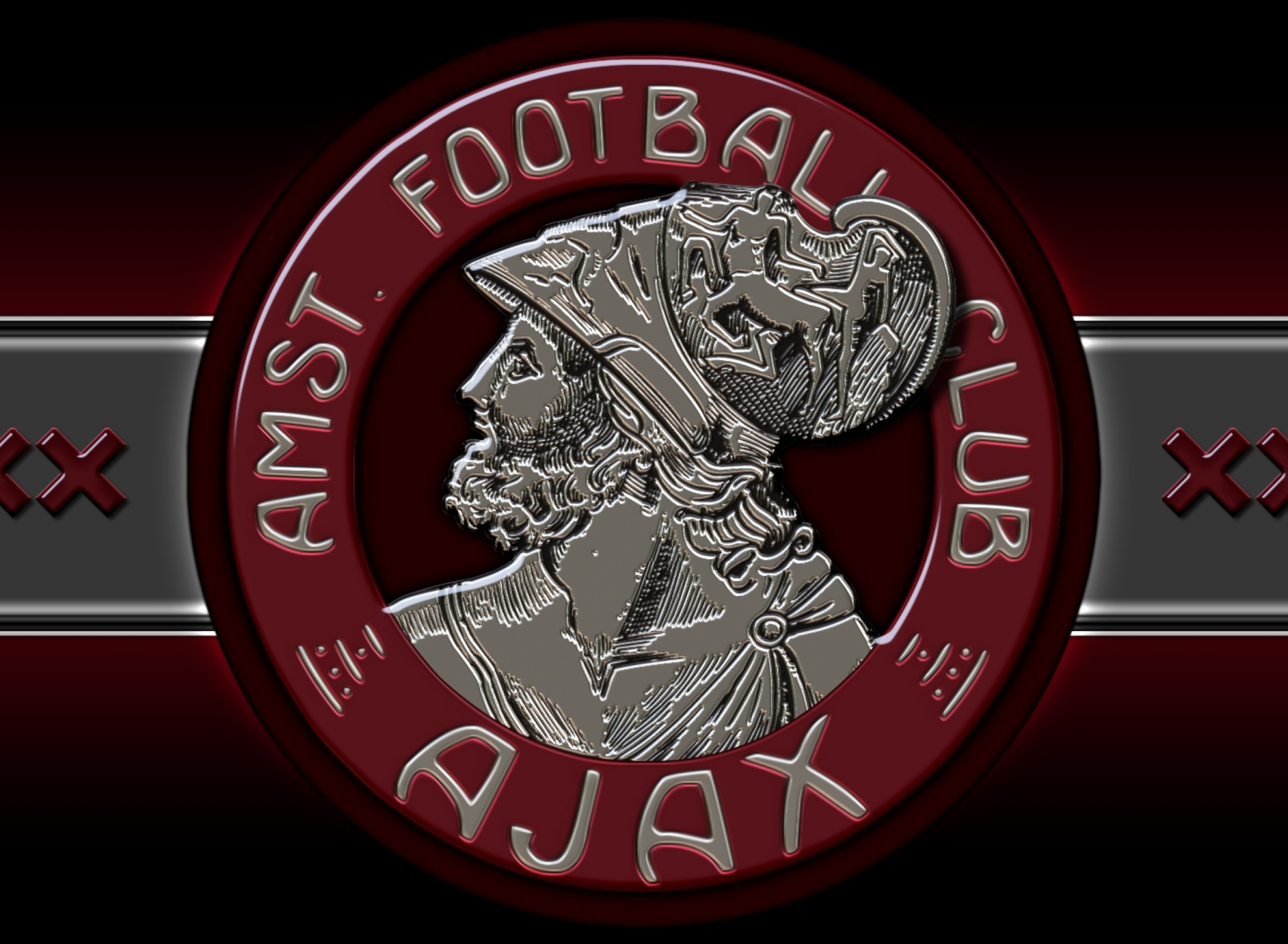 Das AFC Ajax Club HD Logo Wallpaper 1920x1408
