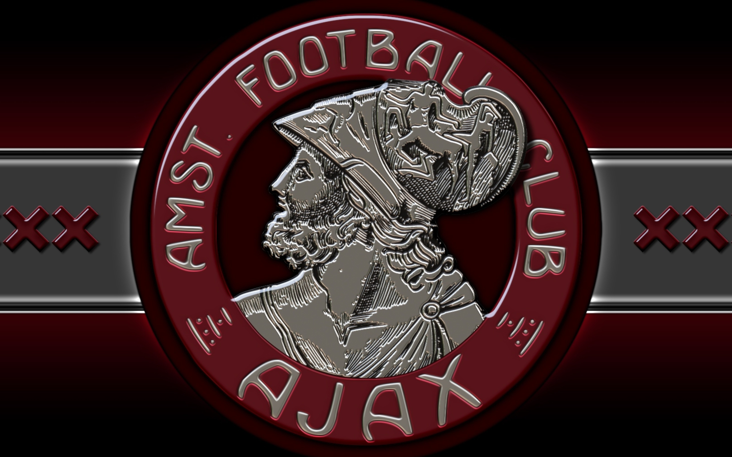 Screenshot №1 pro téma AFC Ajax Club HD Logo 2560x1600