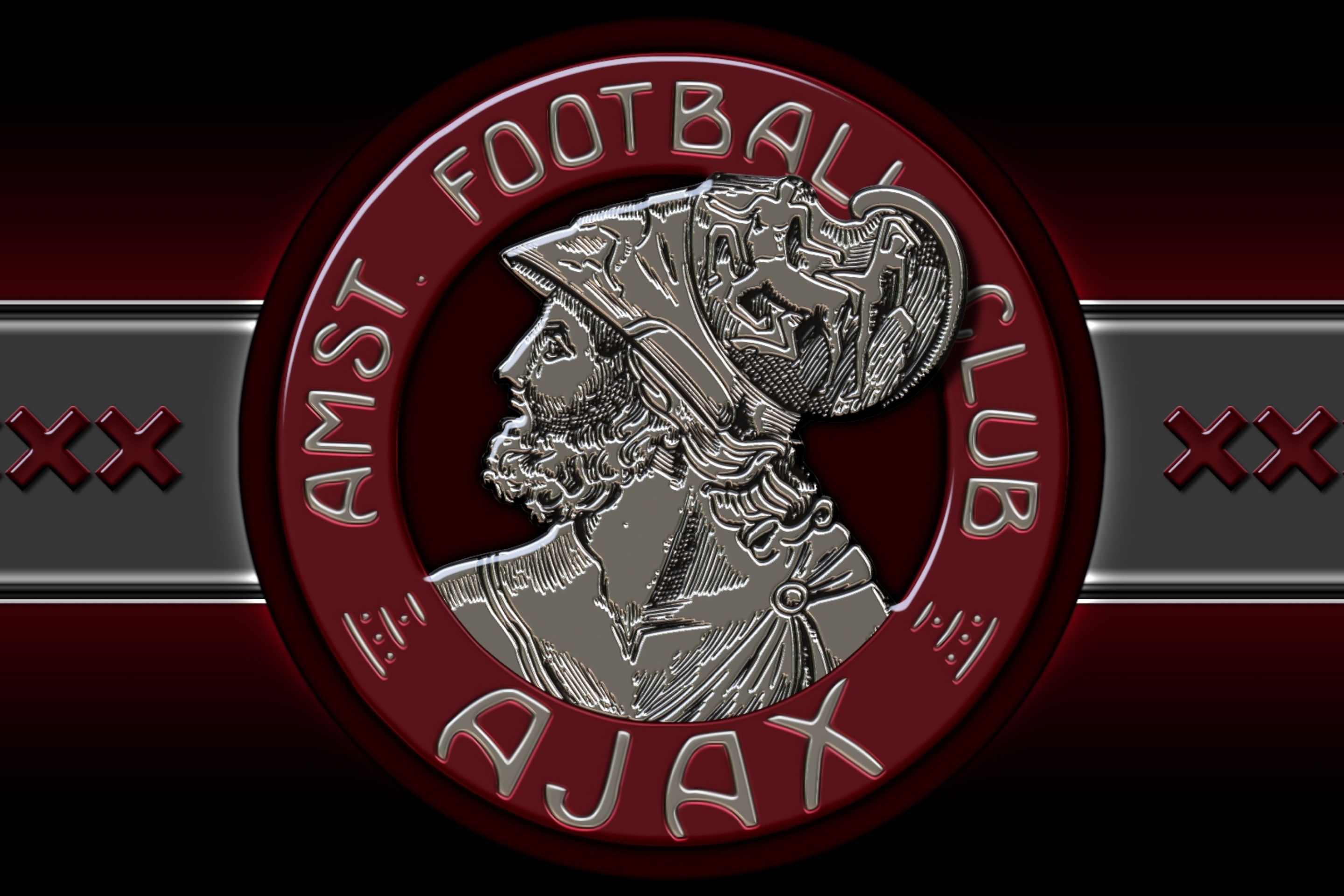 Das AFC Ajax Club HD Logo Wallpaper 2880x1920