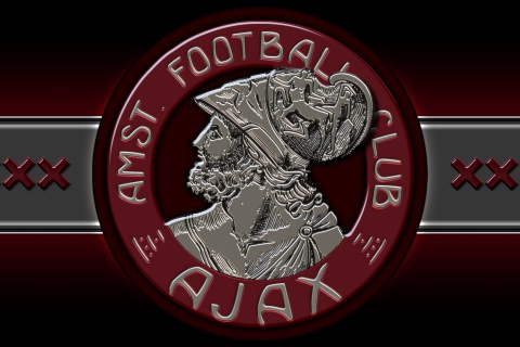 Обои AFC Ajax Club HD Logo 480x320