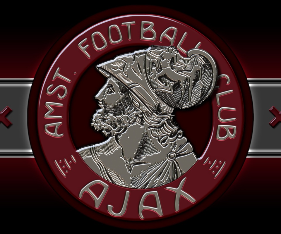 Das AFC Ajax Club HD Logo Wallpaper 960x800